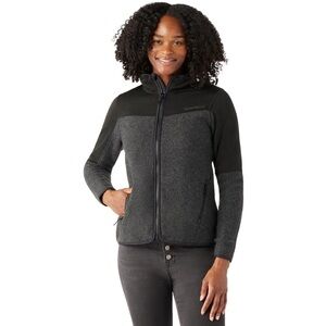 Smartwool Hudson Trail Fleece Full-Zip Grey Black L